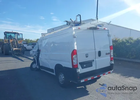 2021 Ram Promaster 1500 Low Roof 136 Wb from USA, damaged, VIN 3C6LRVAG7ME552613